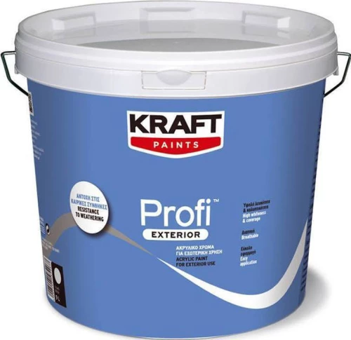 Kraft Profi Exterior Λευκό 0.75lt
