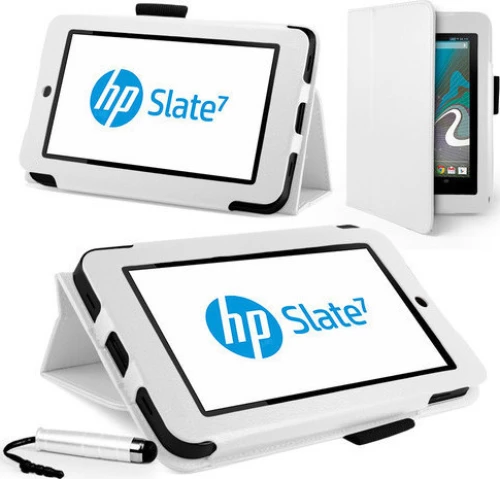 Δερμάτινη Θήκη για το HP Slate7 2800 Λευκή (ΟΕΜ)