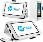 Δερμάτινη Θήκη για το HP Slate7 2800 Λευκή (ΟΕΜ)