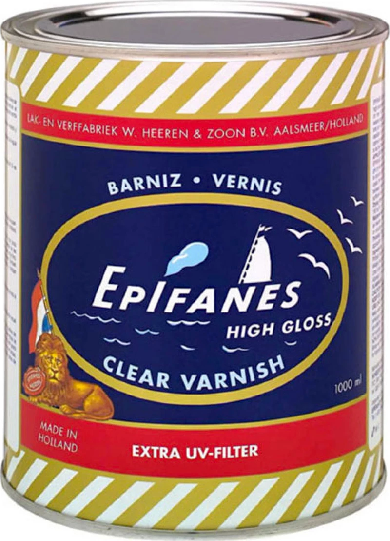 Βερνίκι Για Ξύλινες Επιφάνειες EPIFANES CLEAR VARNISH Διάφανο 1lt