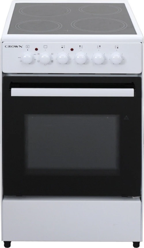 Ηλεκτρική Κουζίνα Με Κεραμικές Εστίες, Cec-5060V W, Crown