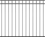 vidaXL Πάνελ Περίφραξης Μαύρο 1,7 x 1,5 μ. x 146319