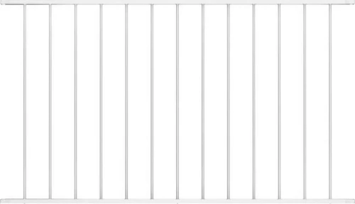 vidaXL Πάνελ Περίφραξης Λευκό 100x170cm 145225