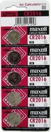 Μπαταρία Λίθίου Κουμπί Maxell 3V Cr2016 5Τμχ