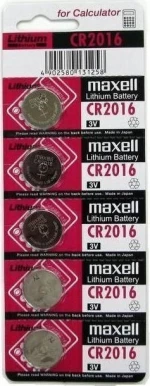 Μπαταρία Λίθίου Κουμπί Maxell 3V Cr2016 5Τμχ