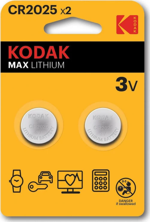 Kodak Max Lithium CR2025 (2τμχ)