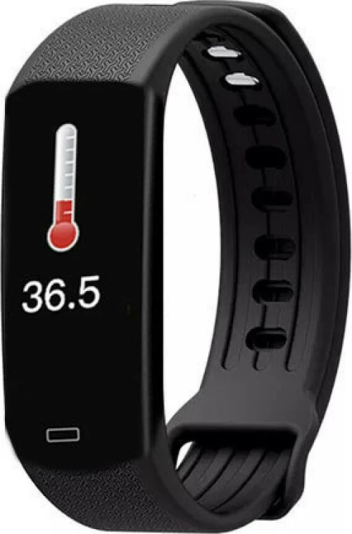 Activity Tracker & Μετρητής Θερμοκρασίας Σώματος Lamtech Lam021424 - Black Lam021424