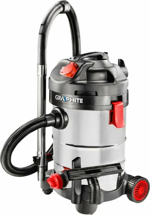 Graphite 59G607-Σκούπα Inox Υγρών/ Στέρεων 1500W, 30L