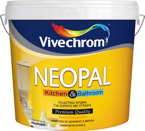 Vivechrom Neopal Kitchen & Bathroom Λευκό 10lt