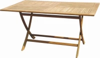 Jkg T/B0010B- Τραπέζι Ορθογώνιο Από Ξύλο Μασίφ Teak Πτυσσόμενο(1,30Χ0,75Χ0,75 )