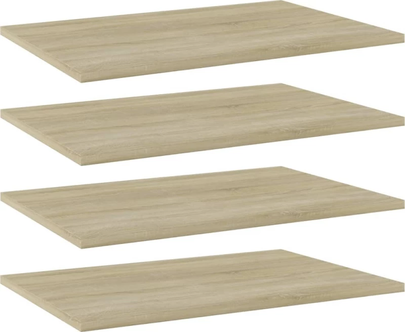 vidaXL Ράφι Βιβλιοθήκης Sonoma Δρυς 805256 60x40cm 4τμχ