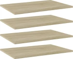vidaXL Ράφι Βιβλιοθήκης Sonoma Δρυς 805256 60x40cm 4τμχ