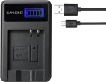 USB Battery Charger με LCD οθονη για Panasonic CGA-S008 DMC-FS3 DMC-FX30 S10 LEICA RICOH
