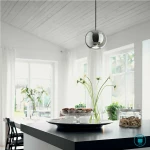 Ideal Lux Mr Jack Κρεμαστό Φωτιστικό Μοντέρνο Μονόφωτο Μαύρο
