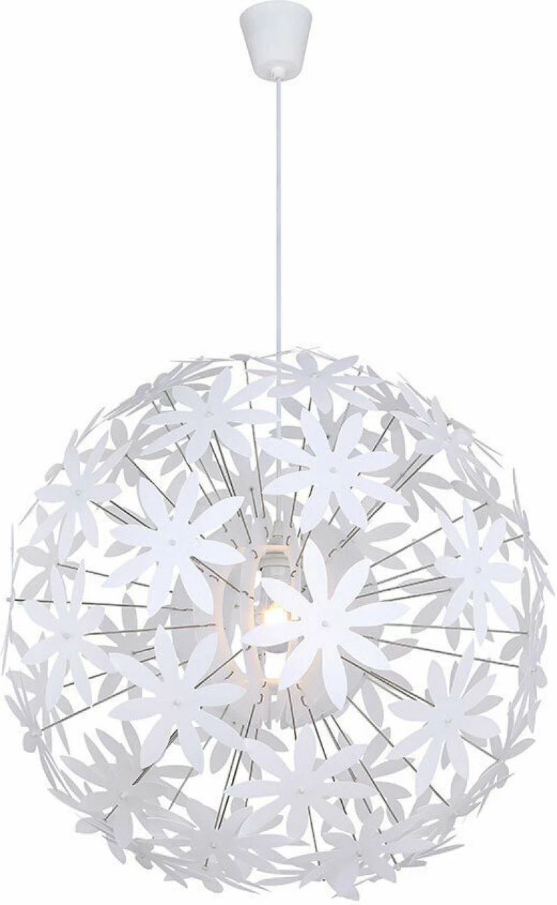 Globo Lighting Stella Κρεμαστό Φωτιστικό Μοντέρνο Μονόφωτο Λευκό