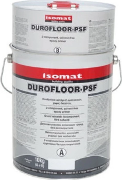 Isomat DUROFLOOR-PSF 5 kg Εποξειδικό Αστάρι Και Σφραγιστική Επίστρωση 2 Συστατικών Χωρίς Διαλύτες