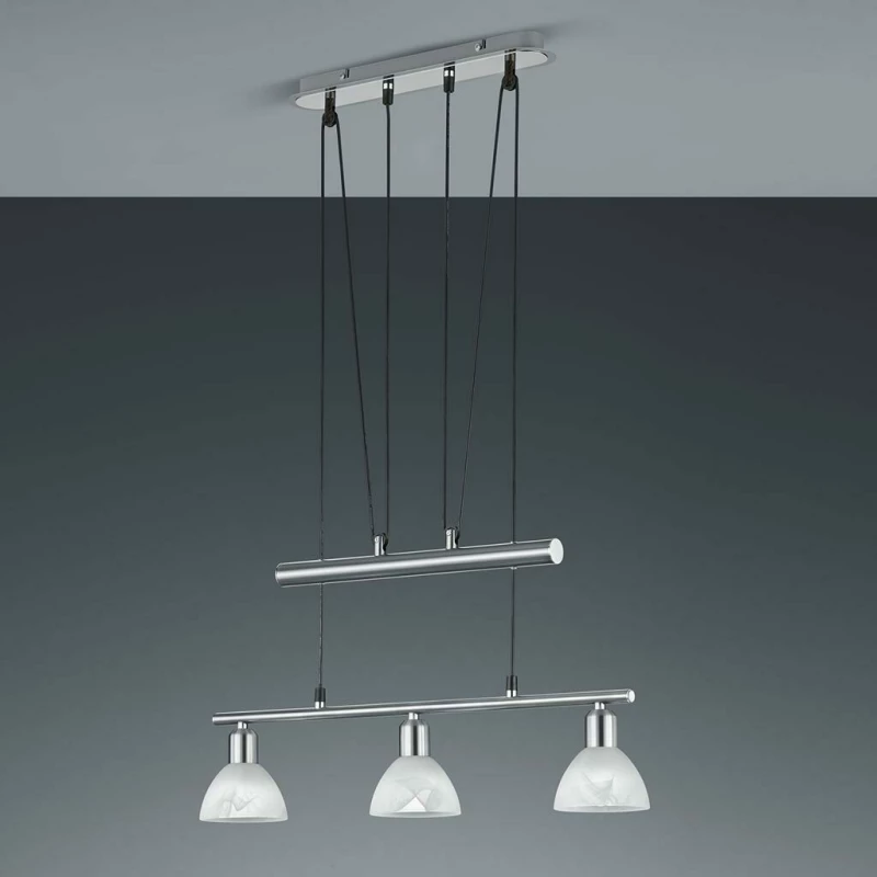Trio Lighting Levisto Κρεμαστό Φωτιστικό Μοντέρνο Τρίφωτο Λευκό