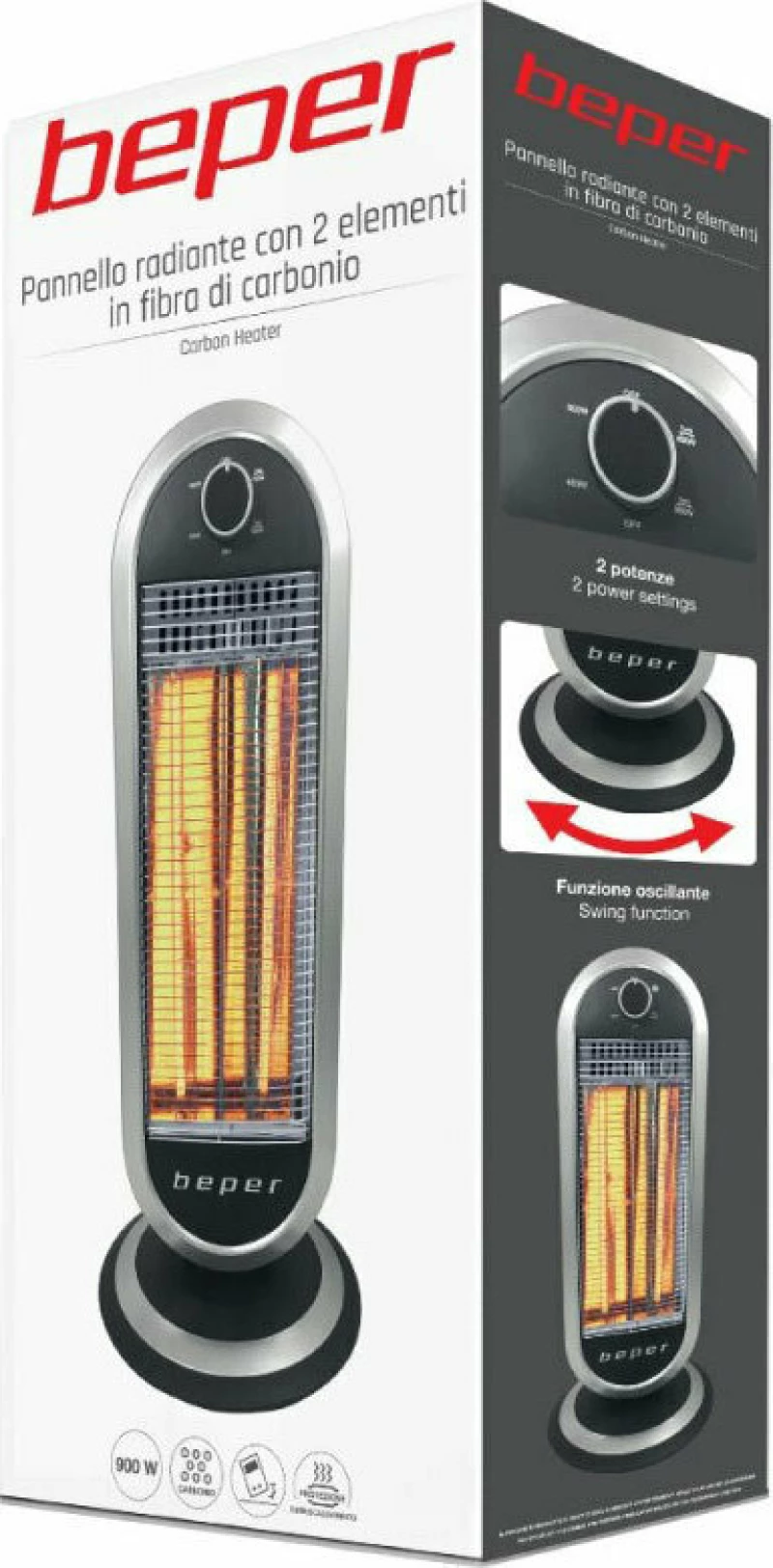 Beper RI.163 Σόμπα Carbon 900W