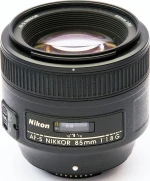 Nikon AF-S NIKKOR 85mm f/1.8G (Nikon F) Black