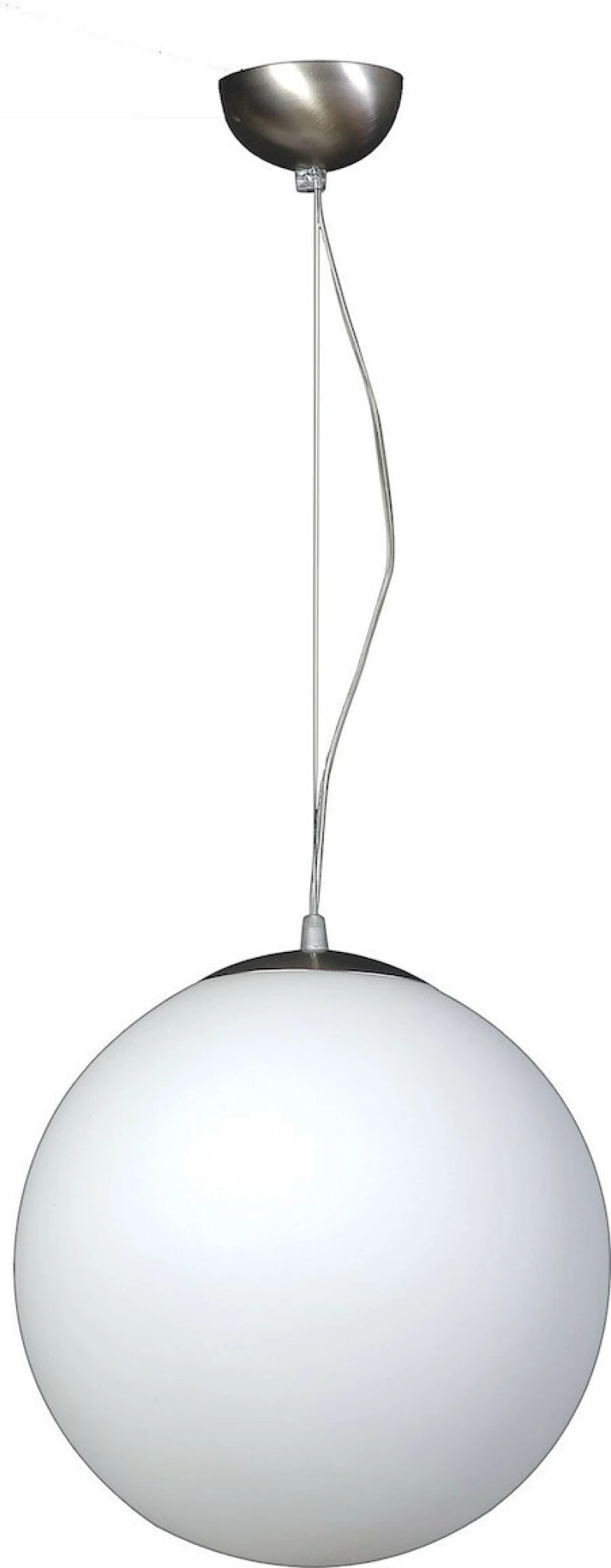 Inlight 4253Δ 25cm Κρεμαστό Φωτιστικό Μοντέρνο Μονόφωτο Λευκό