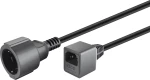 Goobay Schuko male - IEC C14 male Cable 1.5m Μαύρο (55528)