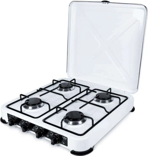 Promis Four-Burner Gas Stove Kg400 White