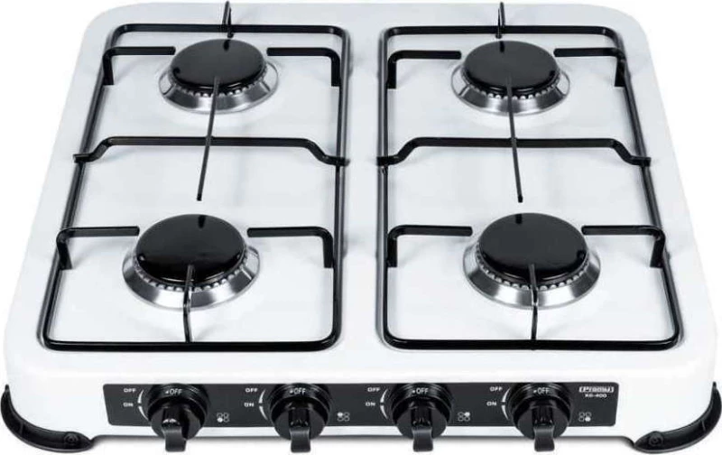 Promis Four-Burner Gas Stove Kg400 White