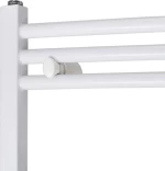 vidaXL Curved Πετσετοκρεμάστρα Λευκό 1160x600 485kcal/h