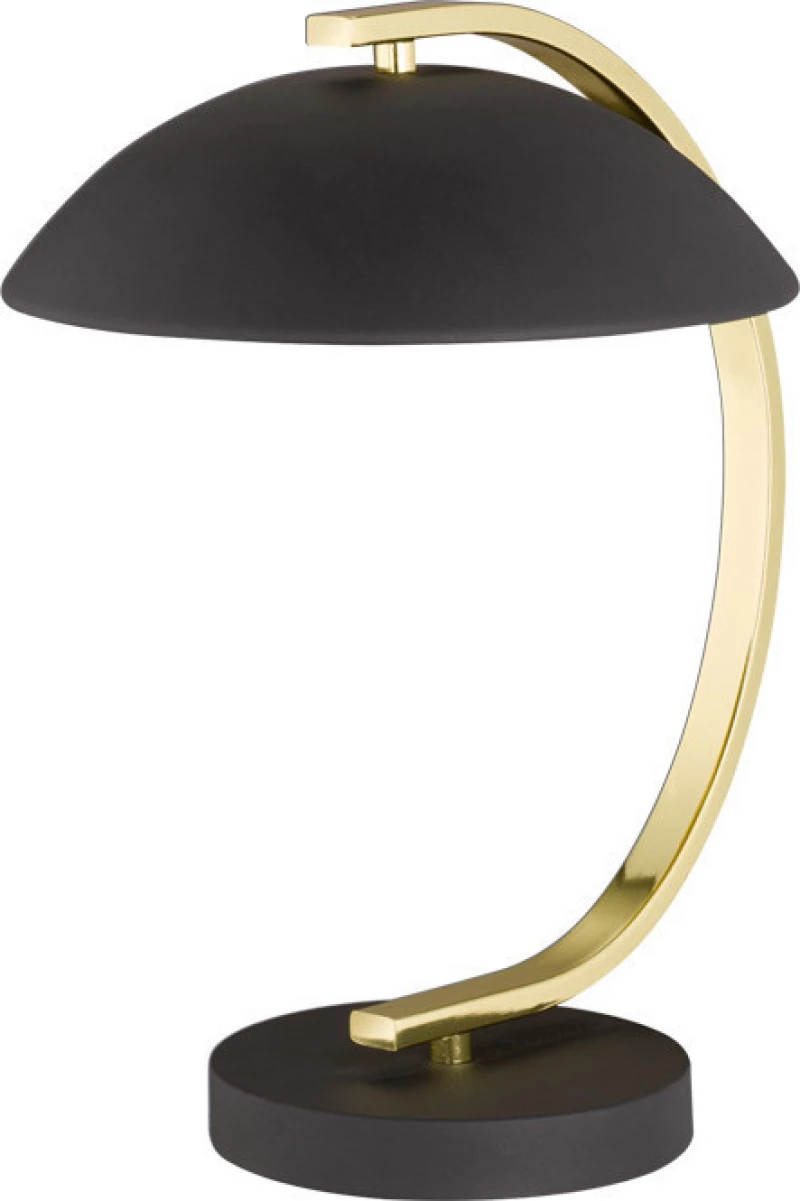 Trio Lighting Retro Πορτατίφ με Μαύρο Καπέλο και Μαύρη Βάση