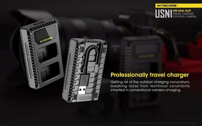 Φορτιστης Nitecore Usn1 Για Sony