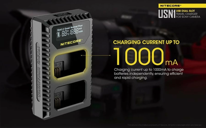 Φορτιστης Nitecore Usn1 Για Sony