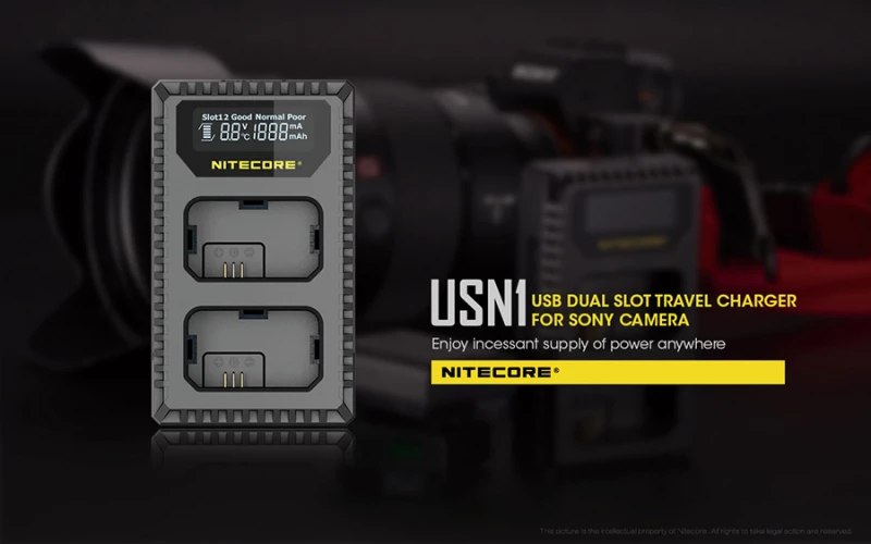 Φορτιστης Nitecore Usn1 Για Sony