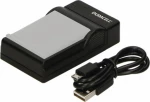 Duracell Charger With Usb Cable For Olympus Li-40B/Fuji Np-45