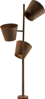 Fan Europe Colt-PT3 Φωτιστικό Δαπέδου Καφέ με Ύψος 165cm E27