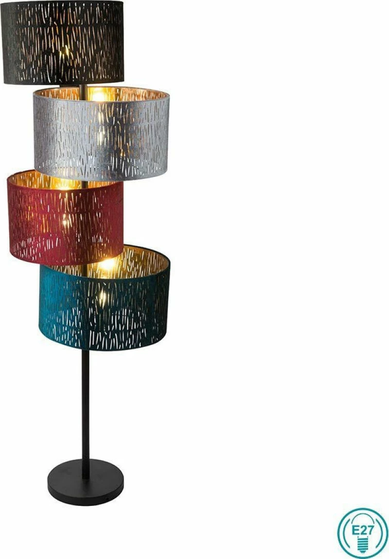 Globo Lighting Ticon Φωτιστικό Δαπέδου Πολύχρωμο με Ύψος 150cm