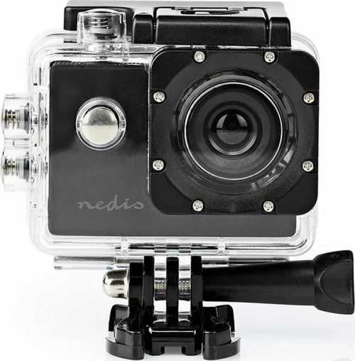 Nedis Acam04Bk Action Cam 20P@30Fps 5Mpixel Waterproof Up To: 30.0M 90Min Mounts Nedis
