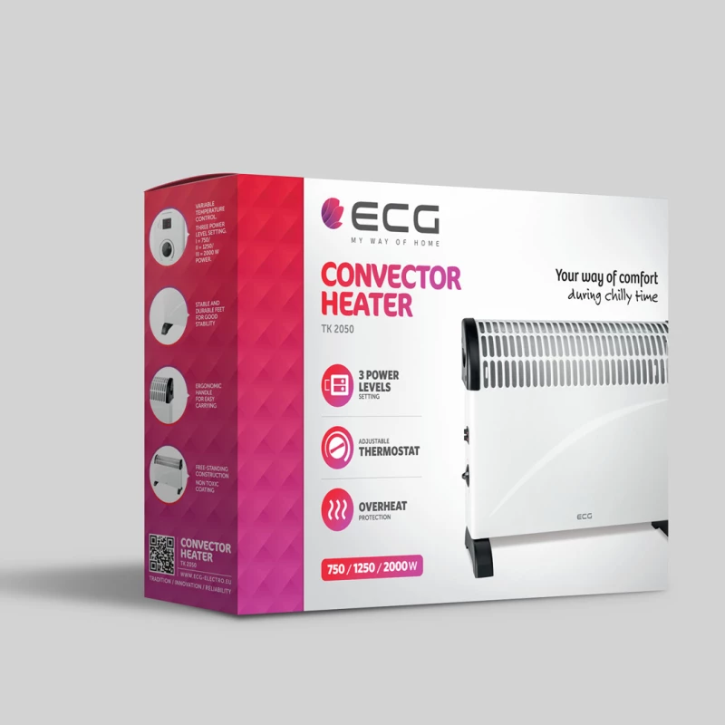 ECG TK 2050 Θερμοπομπός 2000W