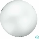 Fan Europe Oblo PL50 Πλαφονιέρα Οροφής Λευκή από Γυαλί