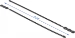 DeLock Δεματικά Καλωδίων 210x4.5 Μαύρο 10τμχ