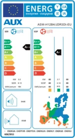 AUX ASW-H12B4/JDR3DI-EU Κλιματιστικό Air Condition 12000 BTU White
