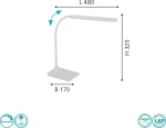 Φωτιστικό Γραφείου Led Laroa 96435 White Eglo