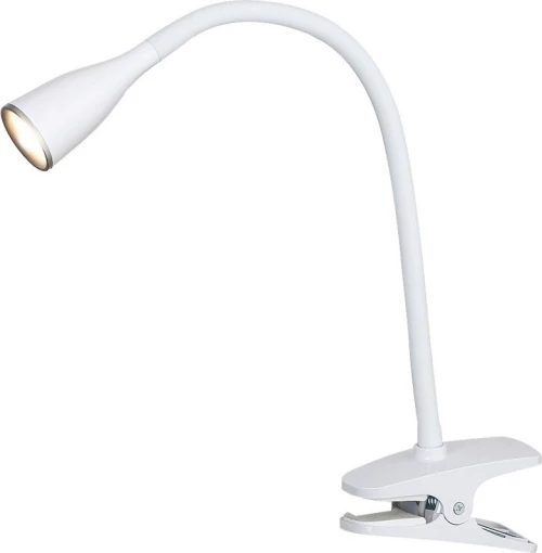 Φωτιστικόγραφείου Led 1X 4,5W Jeff Λευκό Με Μανταλάκι [Rabalux 4196]