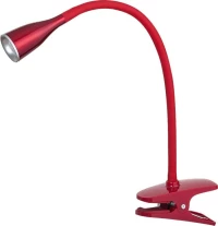 Φωτιστικό Γραφείου Led 1X 4,5W Jeff Κόκκινο Με Μανταλάκι [Rabalux 4198]