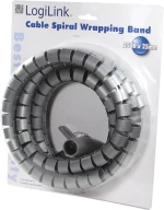 LogiLink Spiral Wrapping 2.5m Γκρι