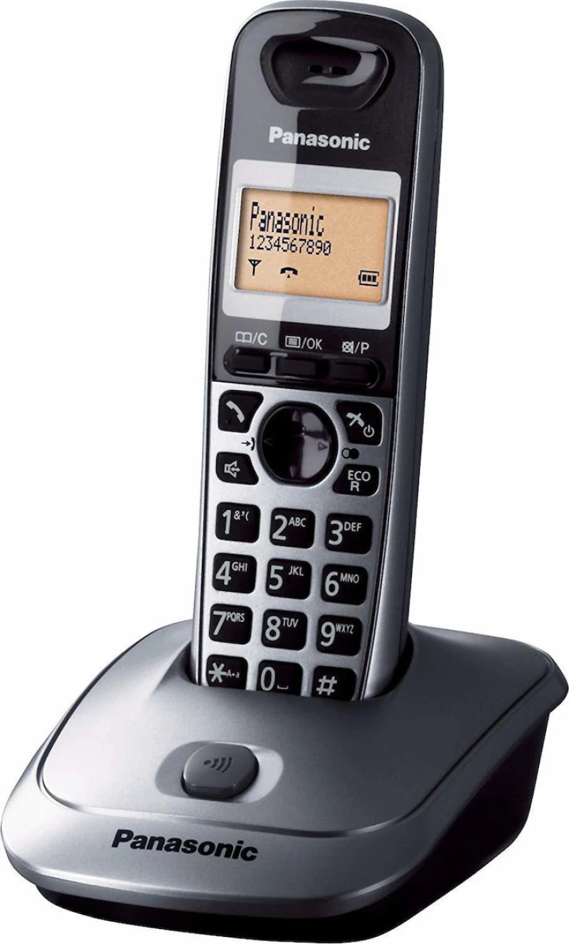 Panasonic KX-TG2511 Ασύρματο Τηλέφωνο με ανοιχτή ακρόαση Metallic Gray