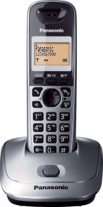 Panasonic KX-TG2511 Ασύρματο Τηλέφωνο με ανοιχτή ακρόαση Metallic Gray