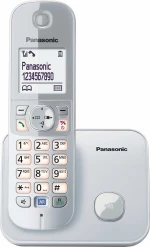 Panasonic KX-TG6811 Ασύρματο Τηλέφωνο με Aνοιχτή Aκρόαση Ασημί