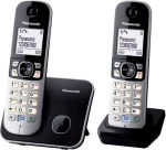 Panasonic KX-TG6812 Duo Ασύρματο Τηλέφωνο Duo με Aνοιχτή Aκρόαση