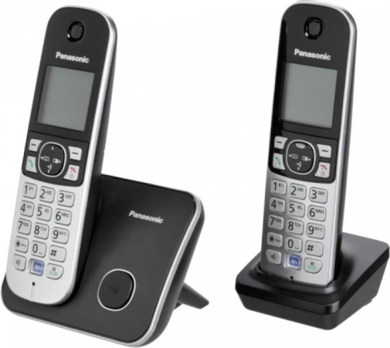 Panasonic KX-TG6812 Duo Ασύρματο Τηλέφωνο Duo με Aνοιχτή Aκρόαση