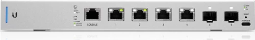 Network Switch Ubiquiti UniFi 6-Port 802.3bt 10Gbit/s. POE